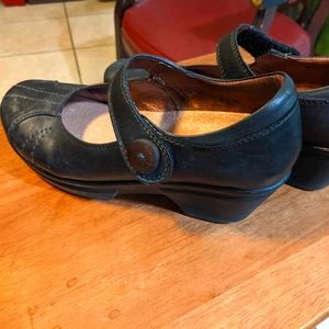 Black Sanitas Mary Janes; Size 41
